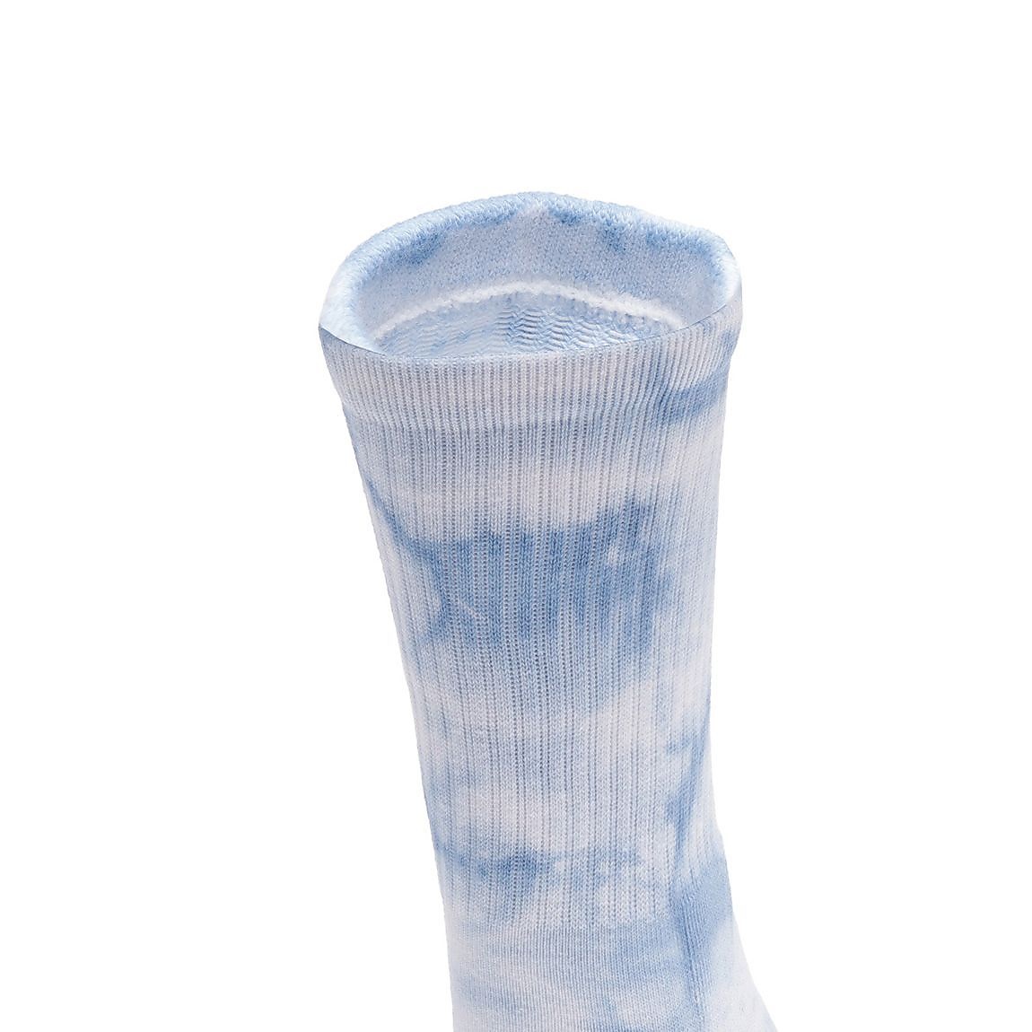 2足組パイル編 タイダイロゴソックス:ミドル