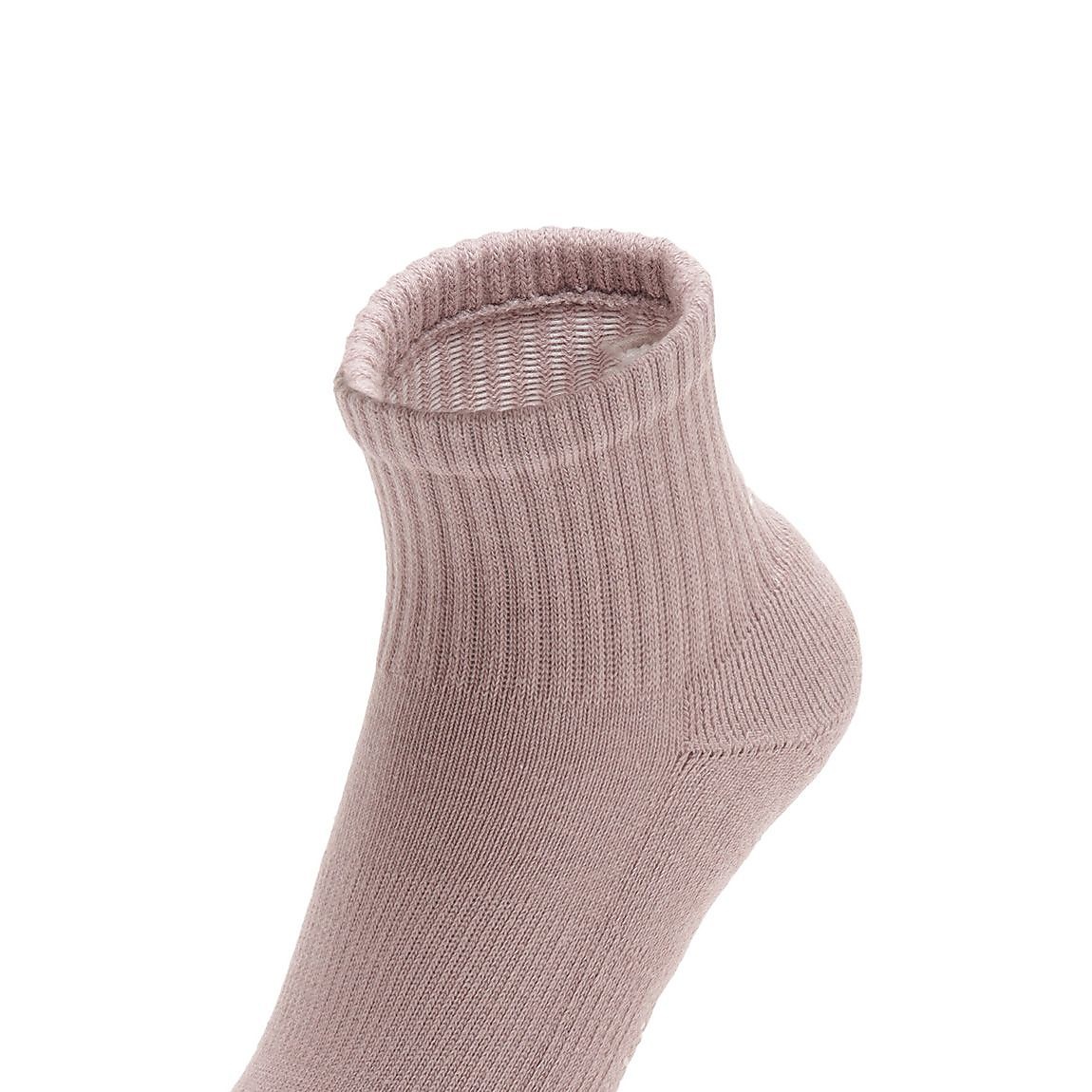 2足組パイル編 刺繍ソックス:ショート