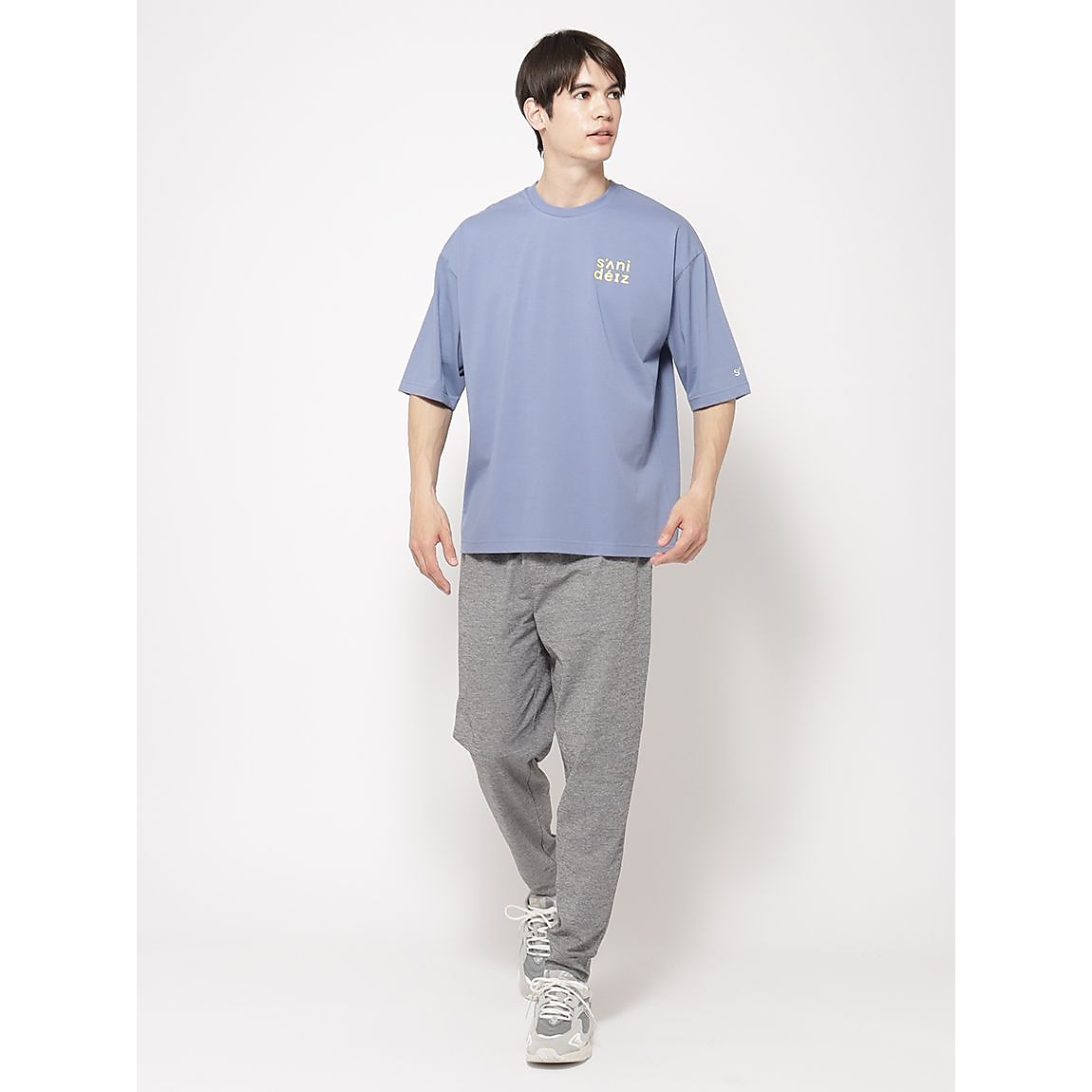 コットンポリエステル オーバーサイズTシャツ UNISEX