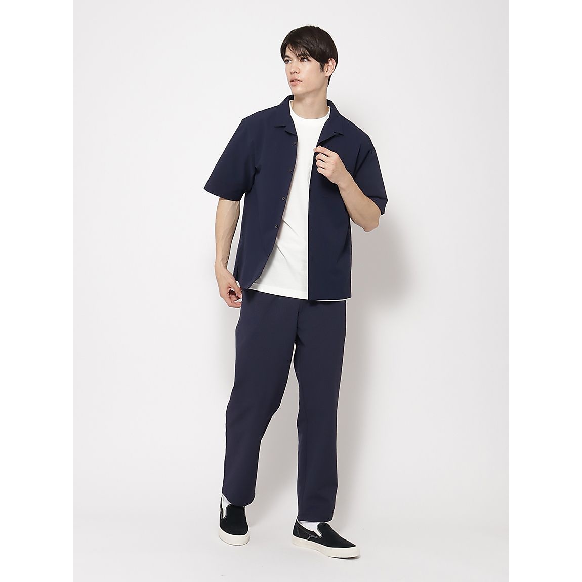 ミニサッカーストライプ イージーパンツ MENS