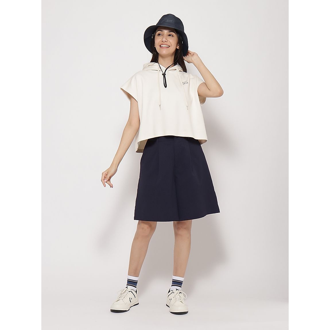 ミニサッカーストライプ キュロット LADIES