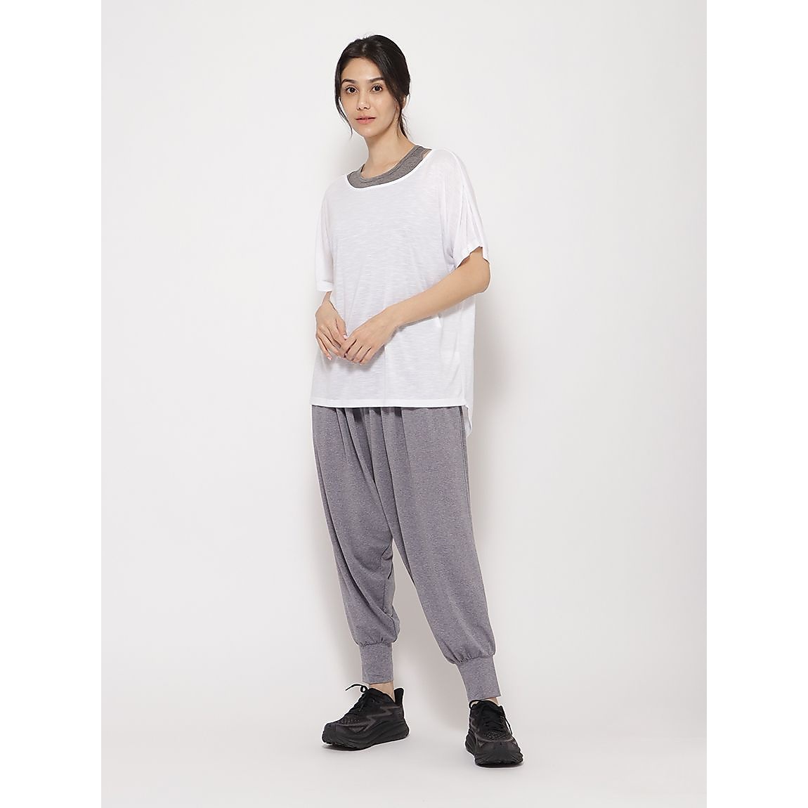 スラブ天竺×カチオン杢天竺 Tシャツ & タンク LADIES