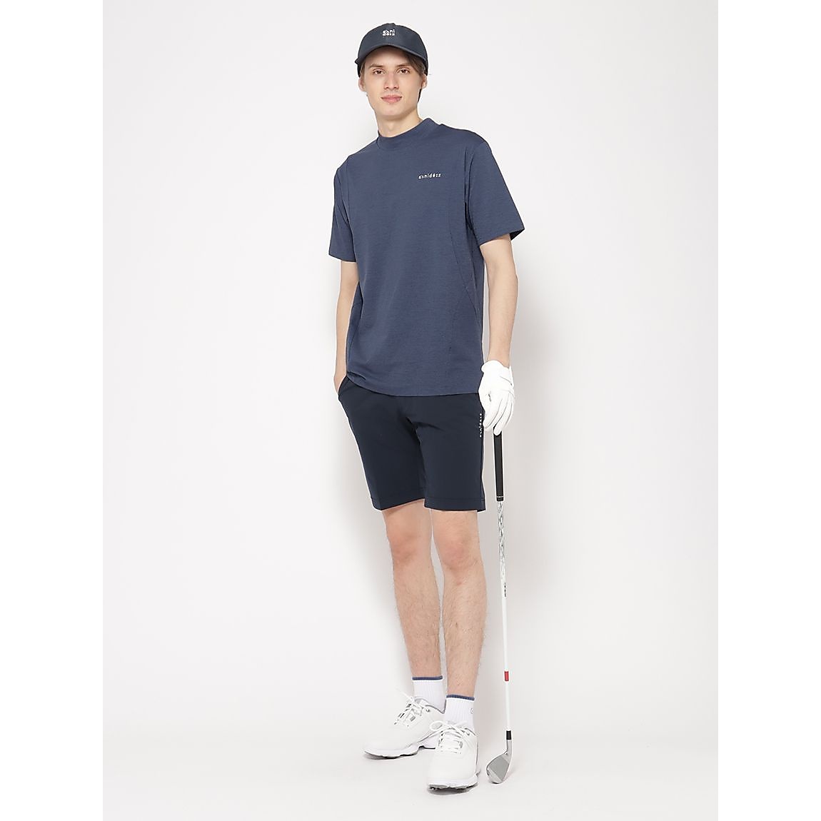 Epix天竺 for GOLF モックネック半袖Tシャツ MENS