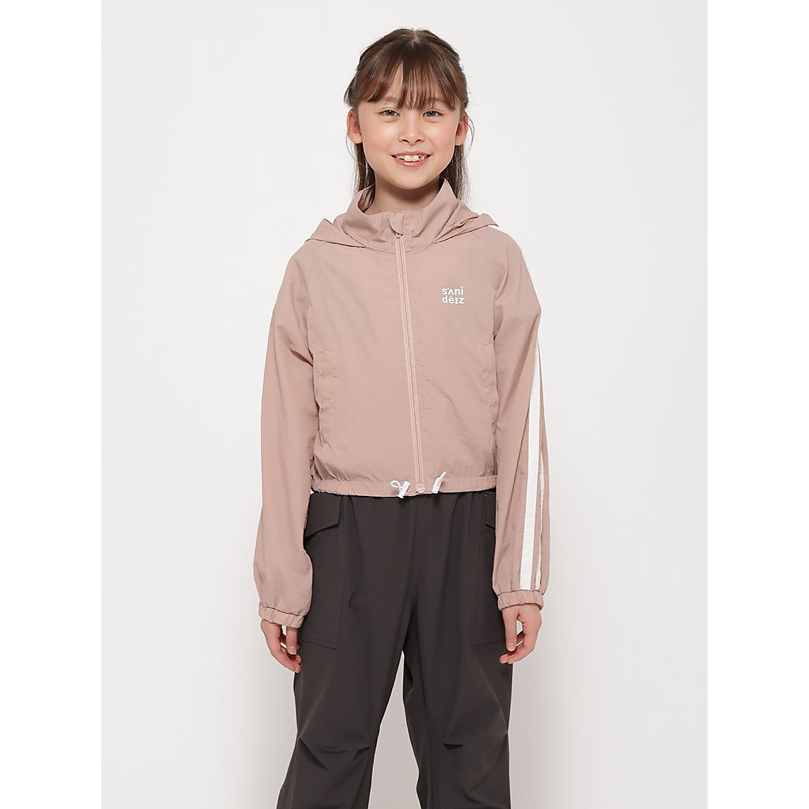 NYワッシャー スタンドカラーブルゾン GIRLS