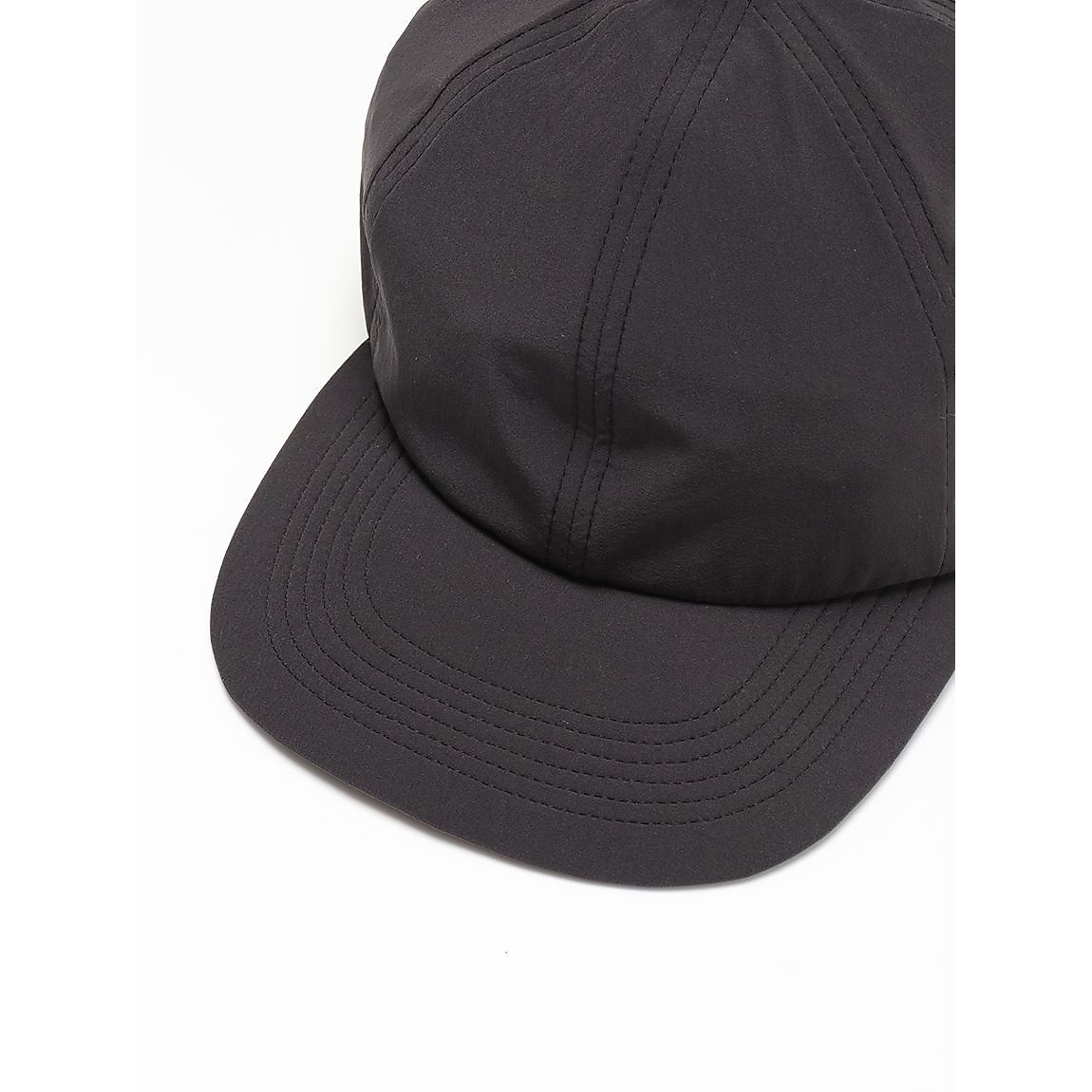 ナイロンストレッチ ブリムワイドキャップ