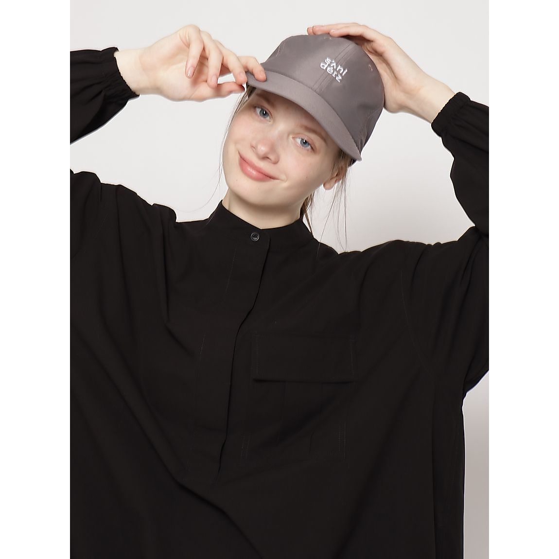 ナイロンポリエステル 6パネルキャップ