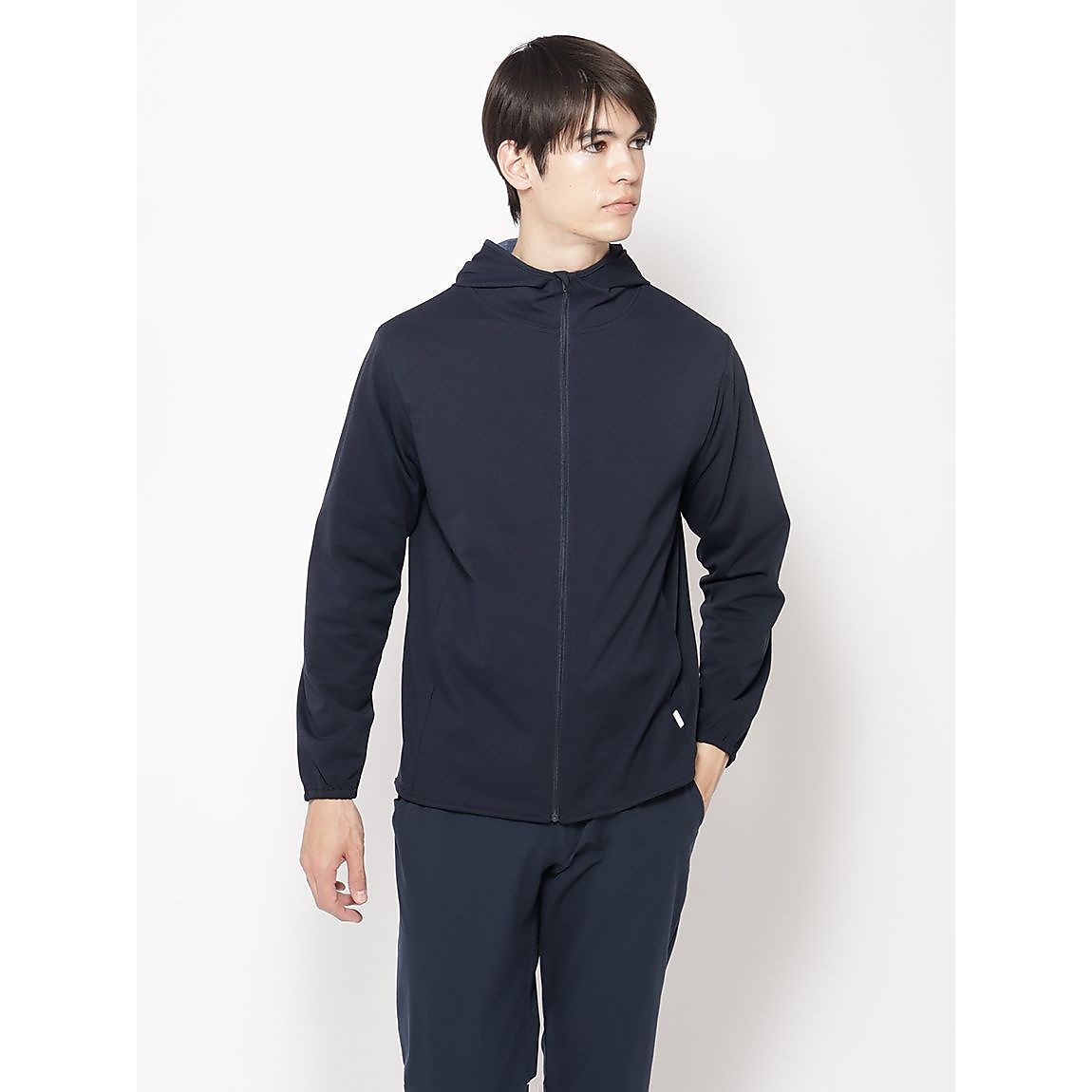 コットンタッチ天竺 for GOLF ジップフーディ MENS