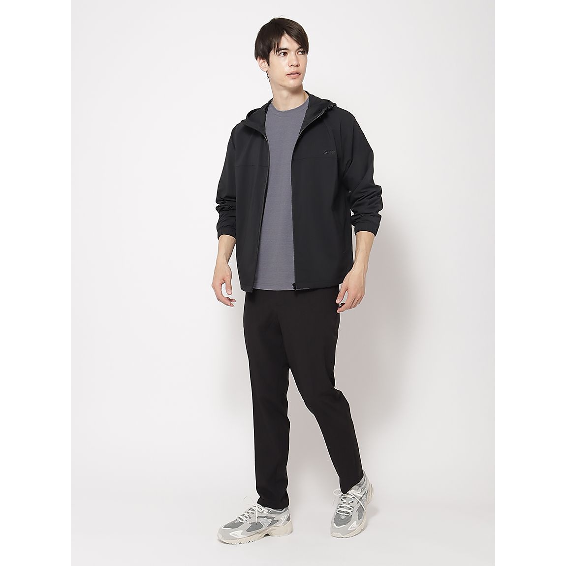 ナイロンメッシュジャージ レギュラーフィット長袖TシャツMENS