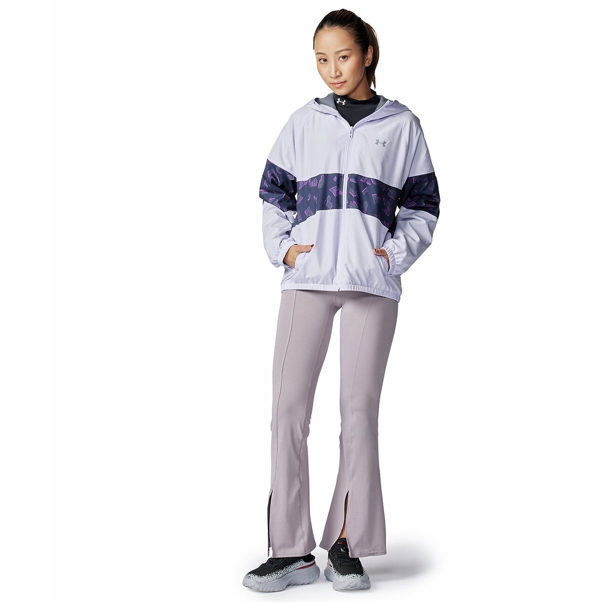 F24 UA TRICOT WOVEN FZ HOODIE