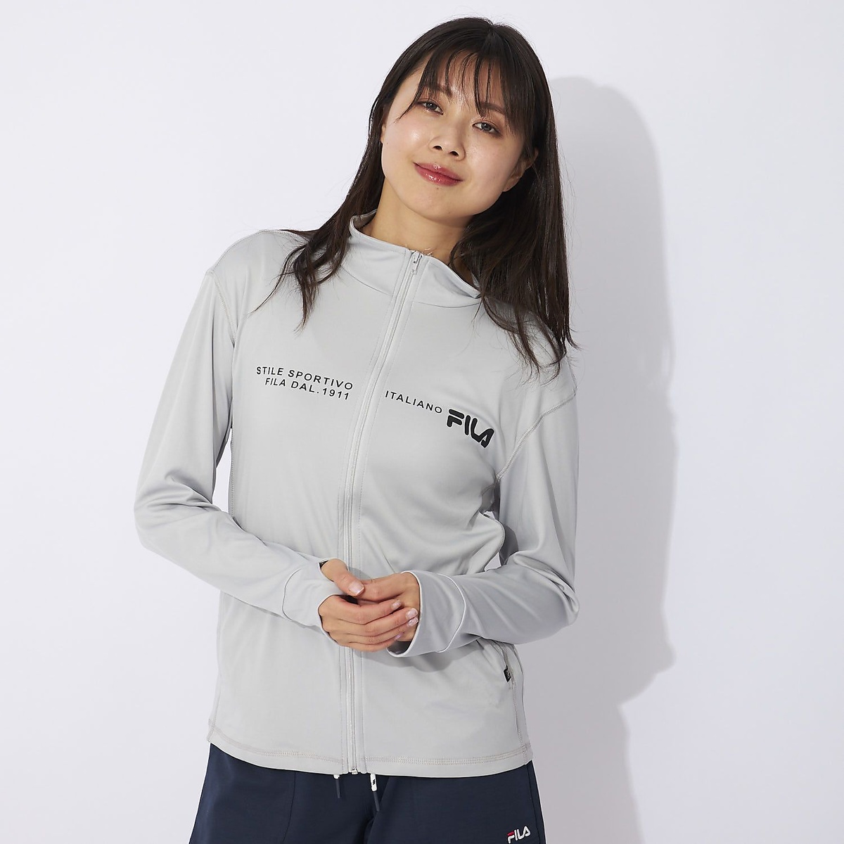 FILAレディスUVジャケットロゴ