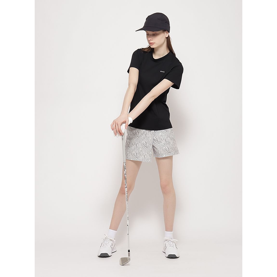 PEストレッチ for GOLF ボタニカルラップパンツLADIES