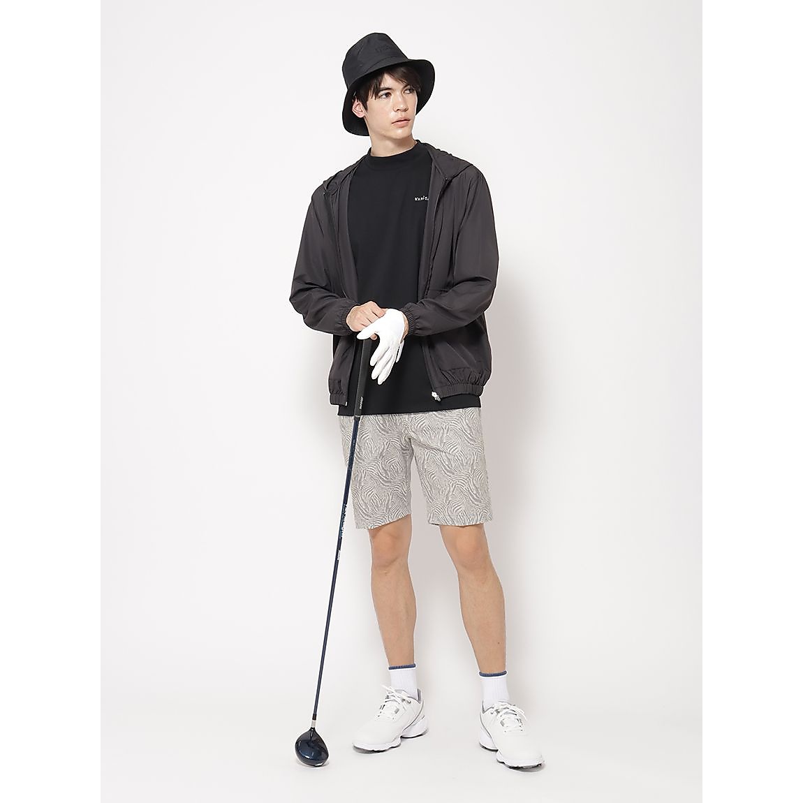 PEストレッチ for GOLF ボタニカルハーフパンツMENS