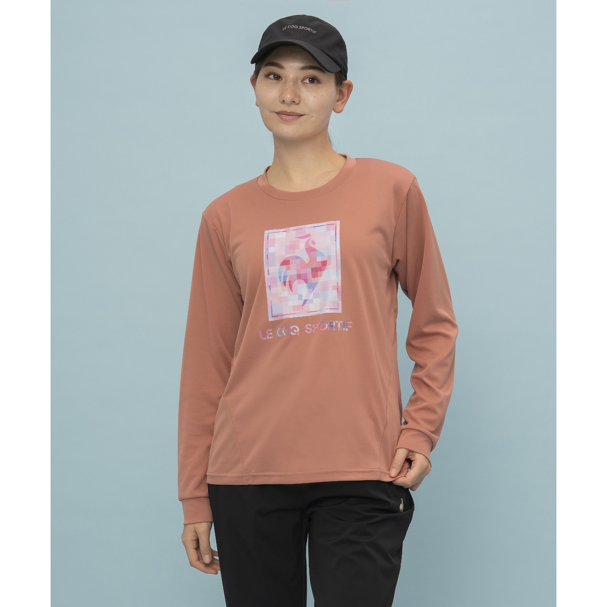 汗染み軽減長袖Tシャツ