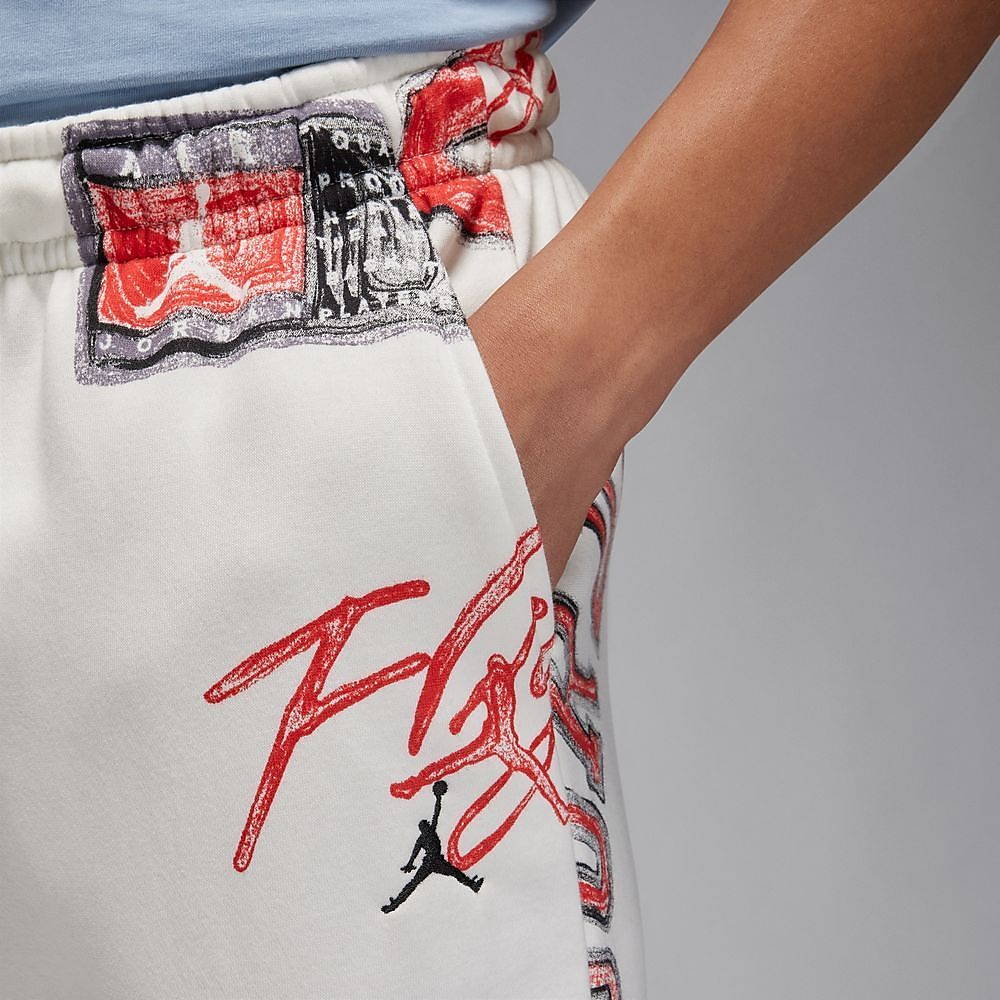 AS M J ESS AOP FLC PANT