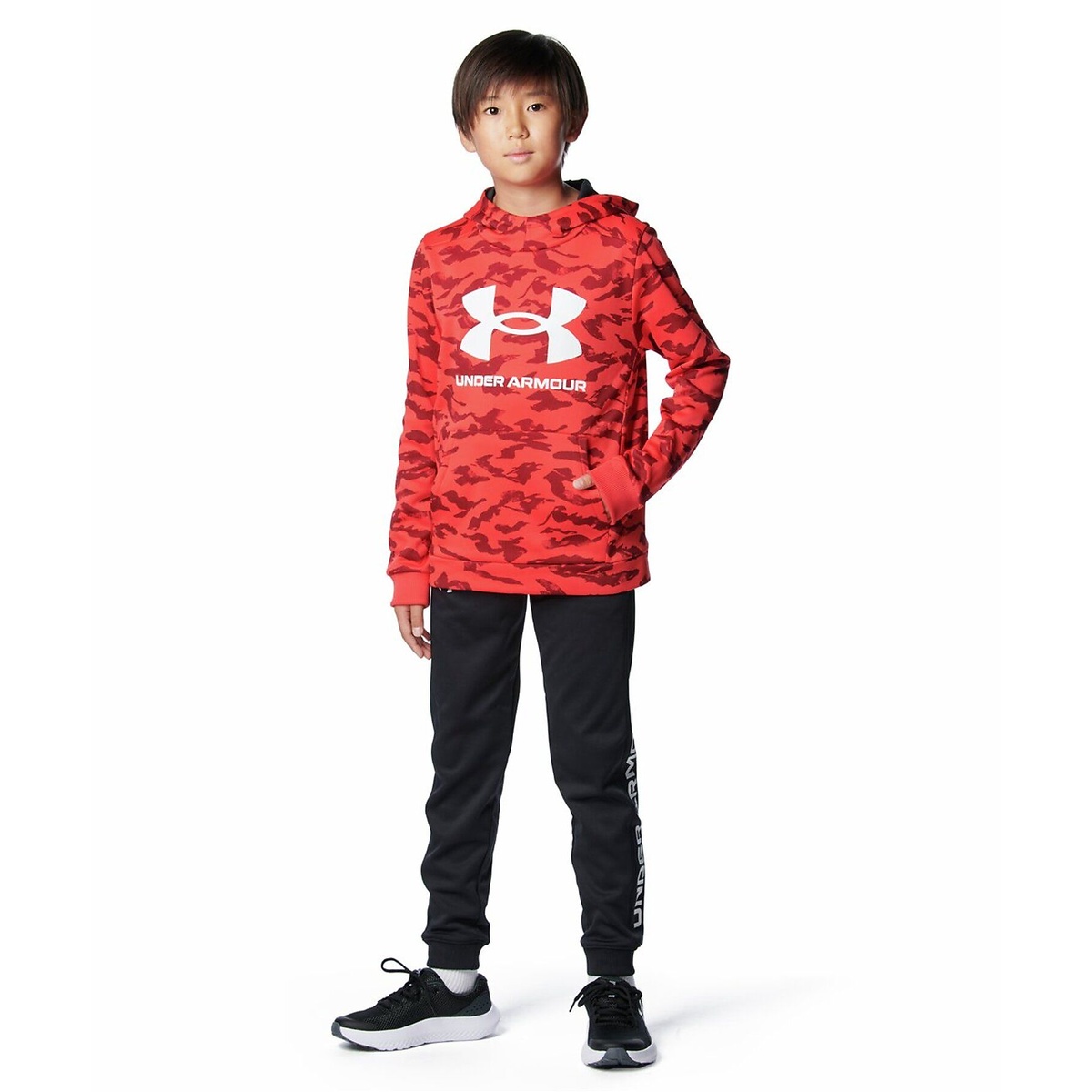 UA ARMOUR FLEECE PRINTED JOGGER PANTS