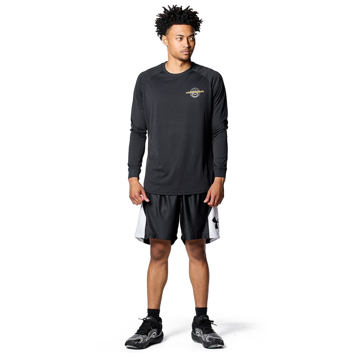 UA TECH LOGO LS T-SHIRTS