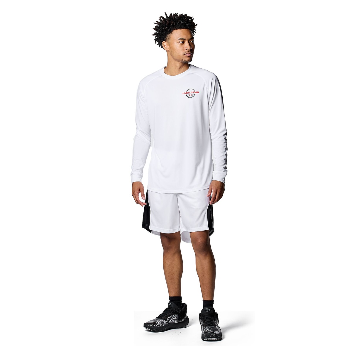 UA TECH LOGO LS T-SHIRTS