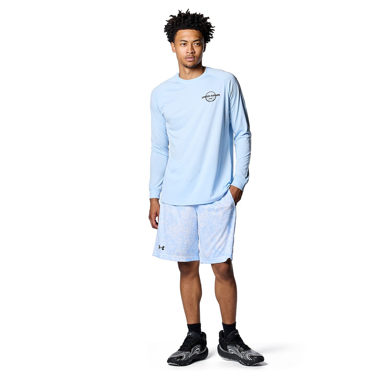 UA TECH LOGO LS T-SHIRTS