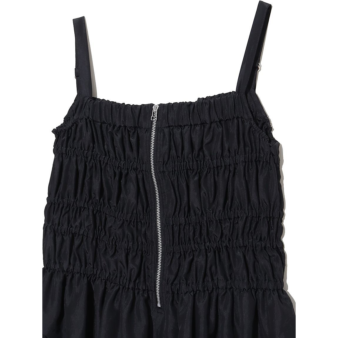 シャーリングワークワンピース