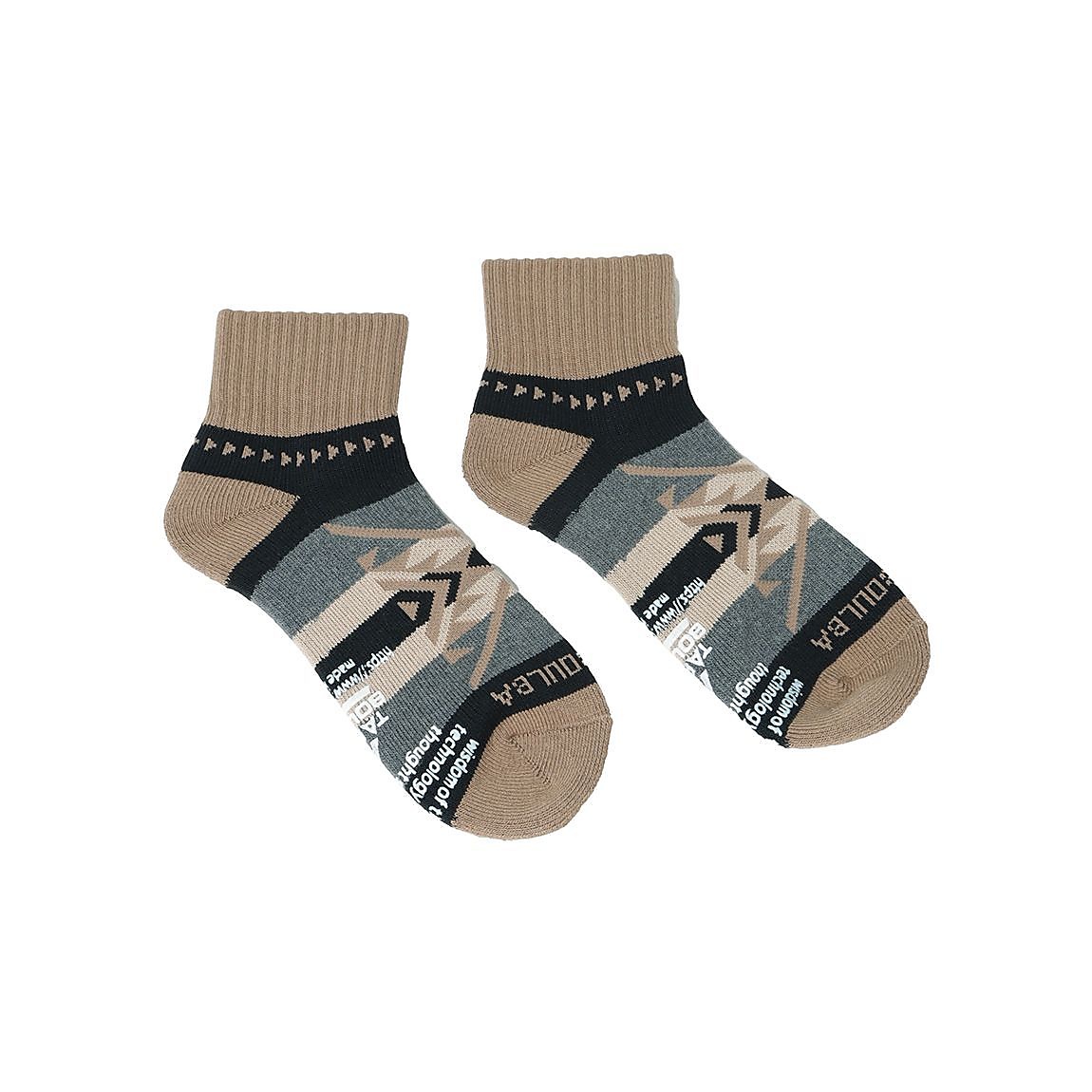 ネイティブ柄ローゲージショートソックス