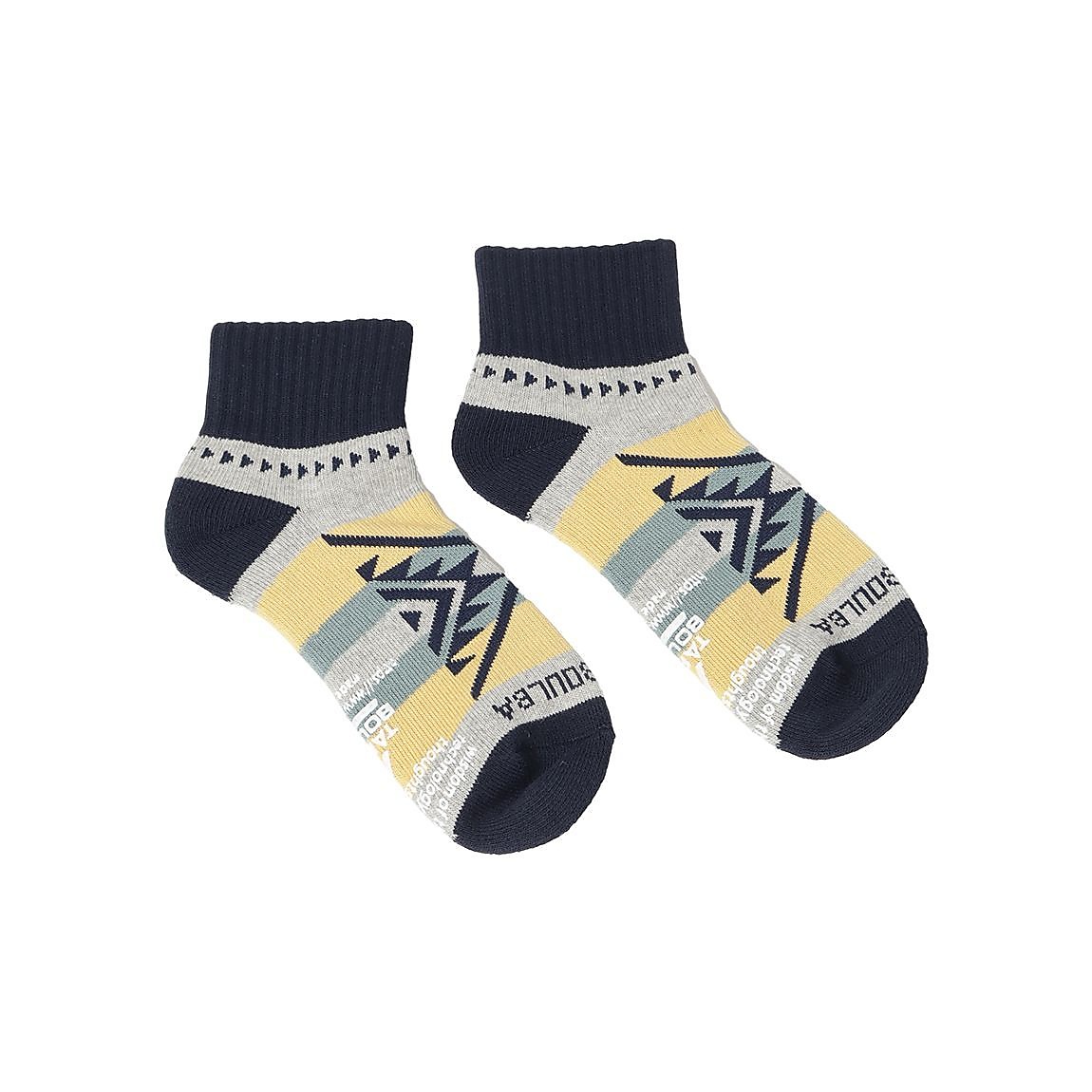 ネイティブ柄ローゲージショートソックス