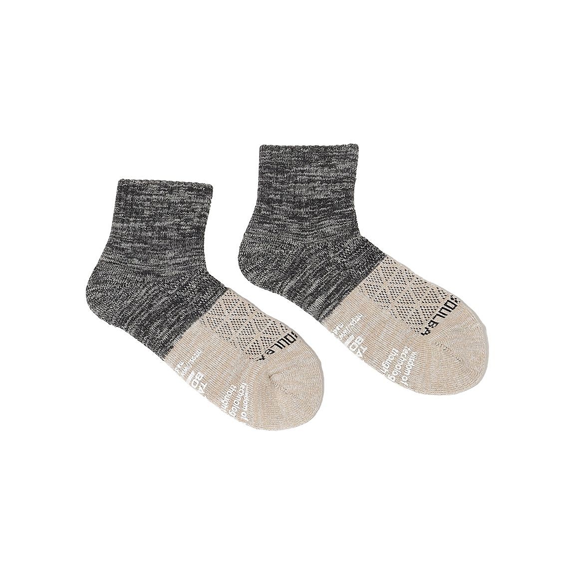 2面切替ローゲージショートソックス