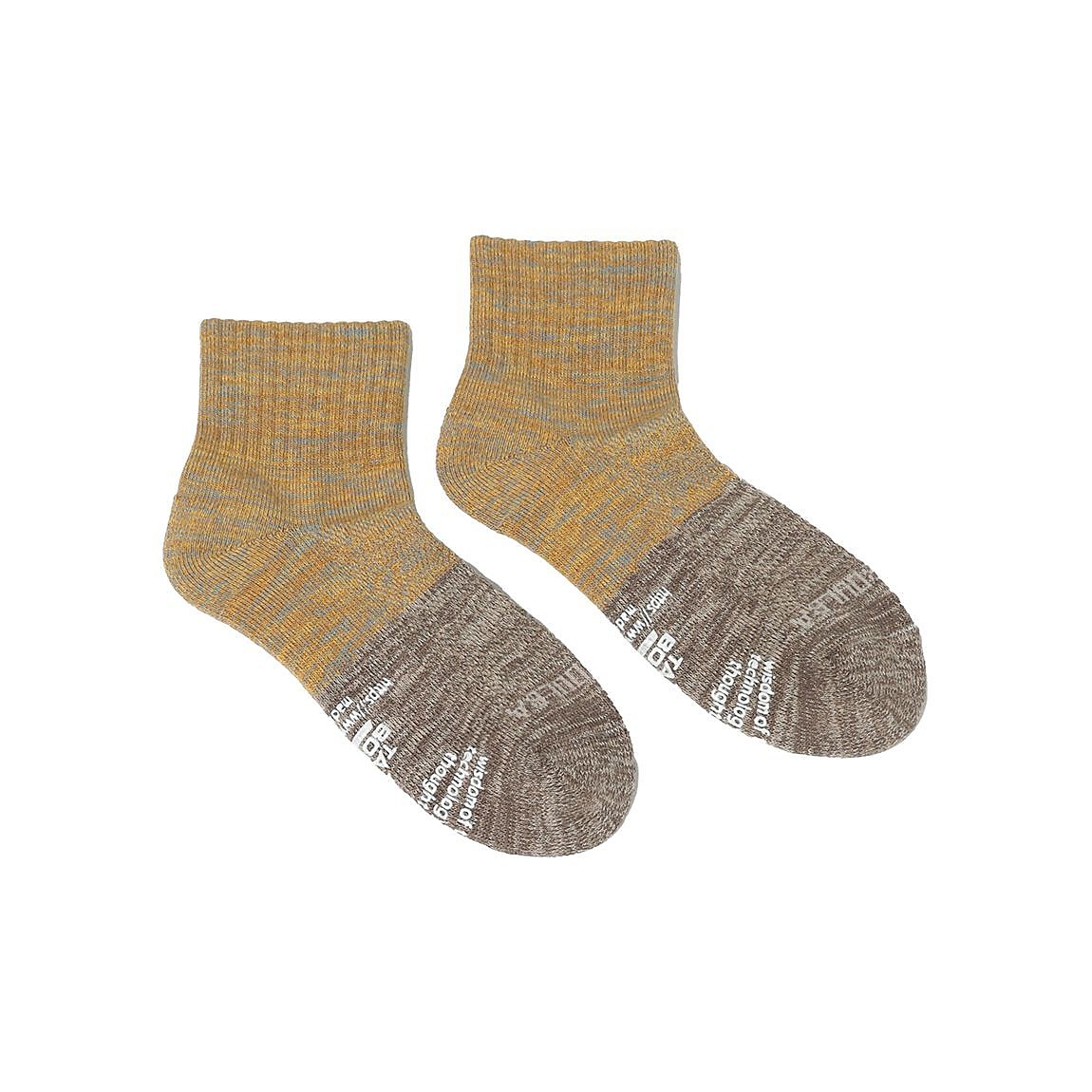 2面切替ローゲージショートソックス