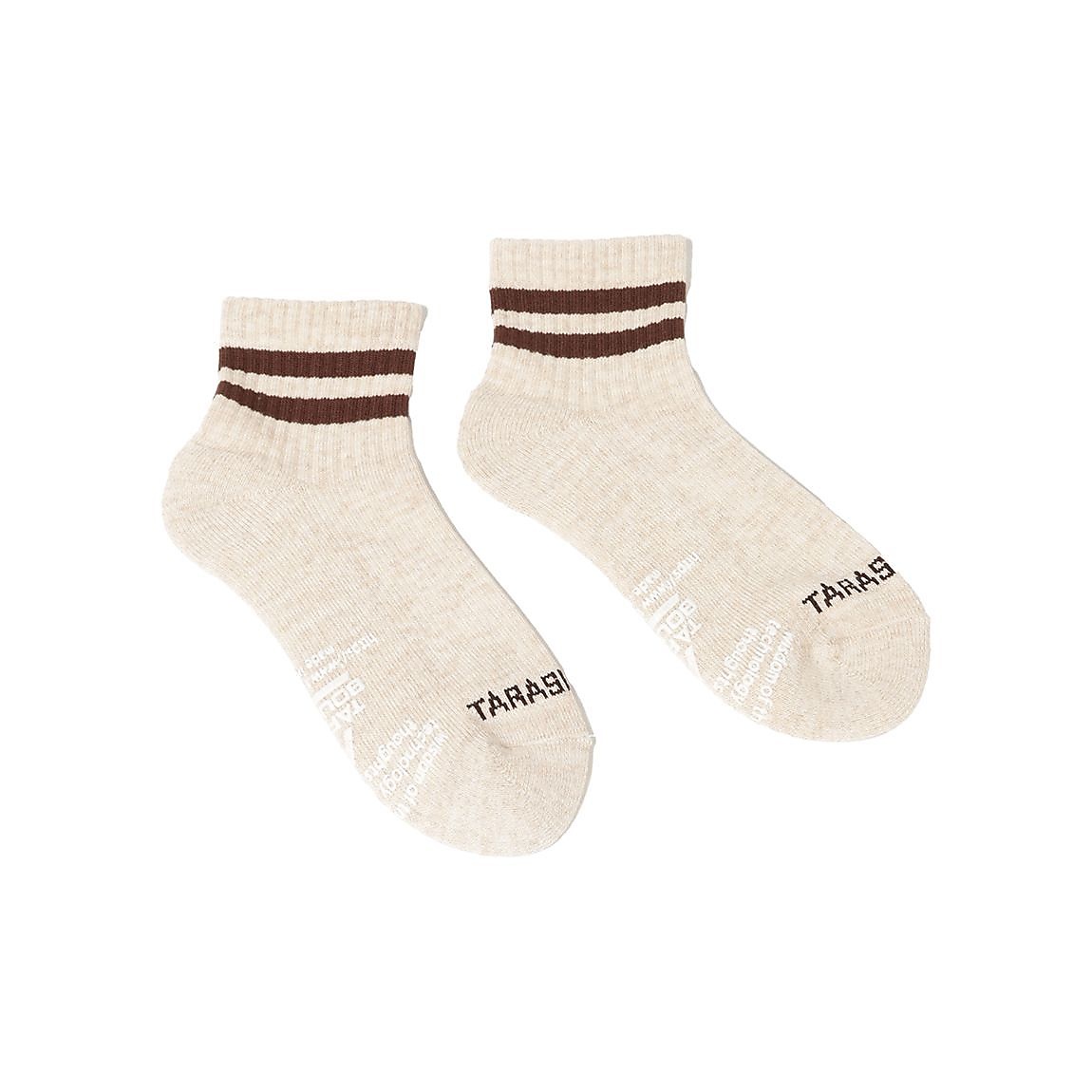 レディース ラインローゲージショートソックス