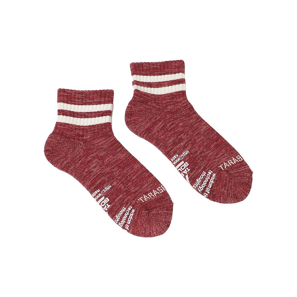 レディース ラインローゲージショートソックス