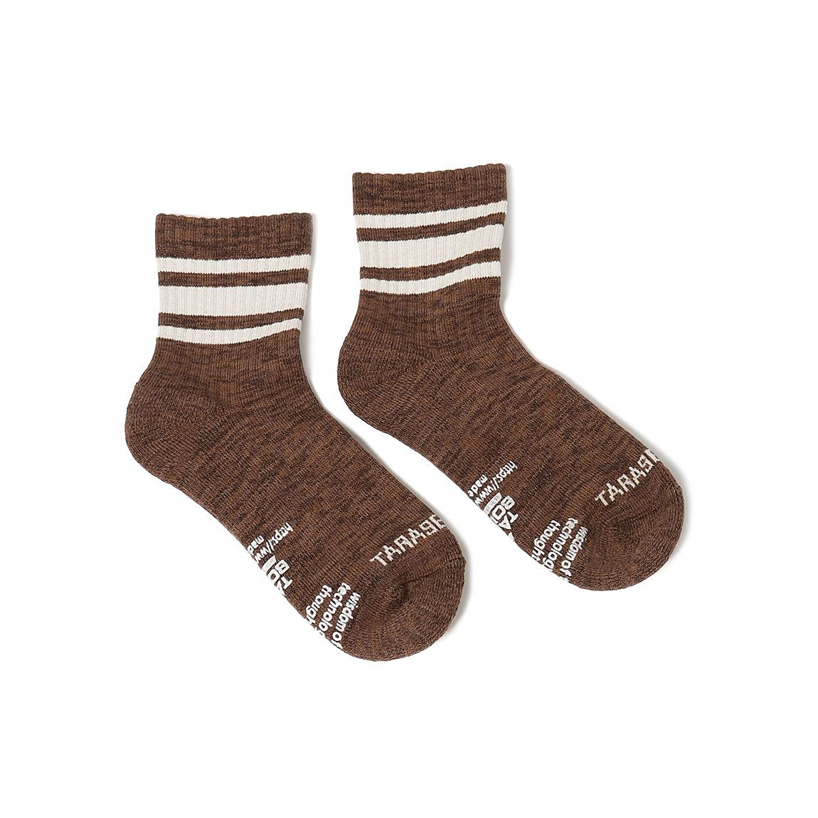 レディース ラインローゲージミドルソックス