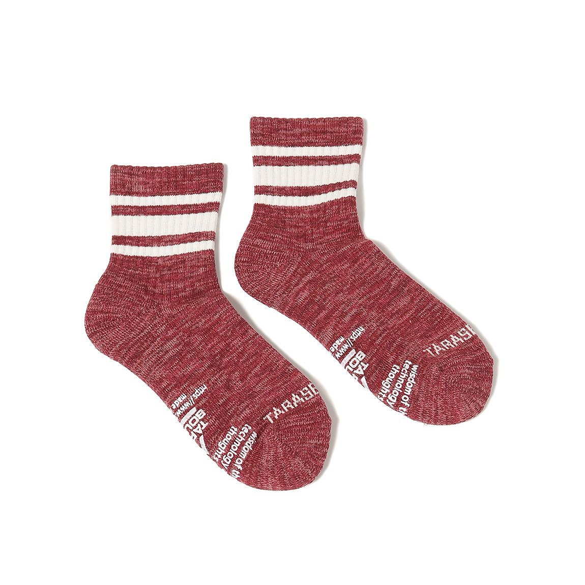 レディース ラインローゲージミドルソックス