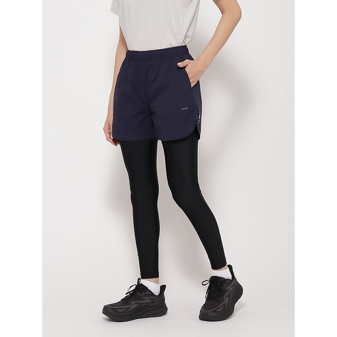 軽量 はっ水 ストレッチ for RUN ショートパンツ+タイツ LADIES