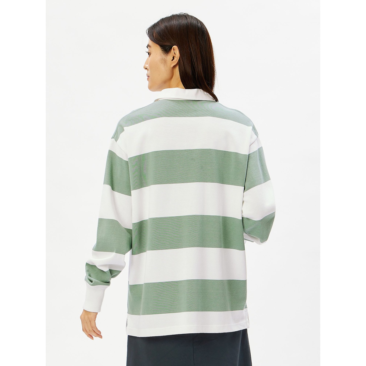 4INCH STRIPE RUGBY JERSEY(ソリッドカラーラグビージャージ)