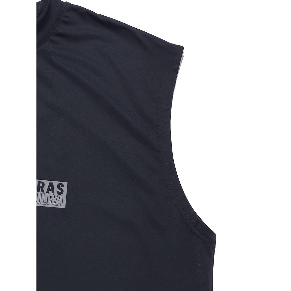 接触冷感 プリントノースリーブTシャツ