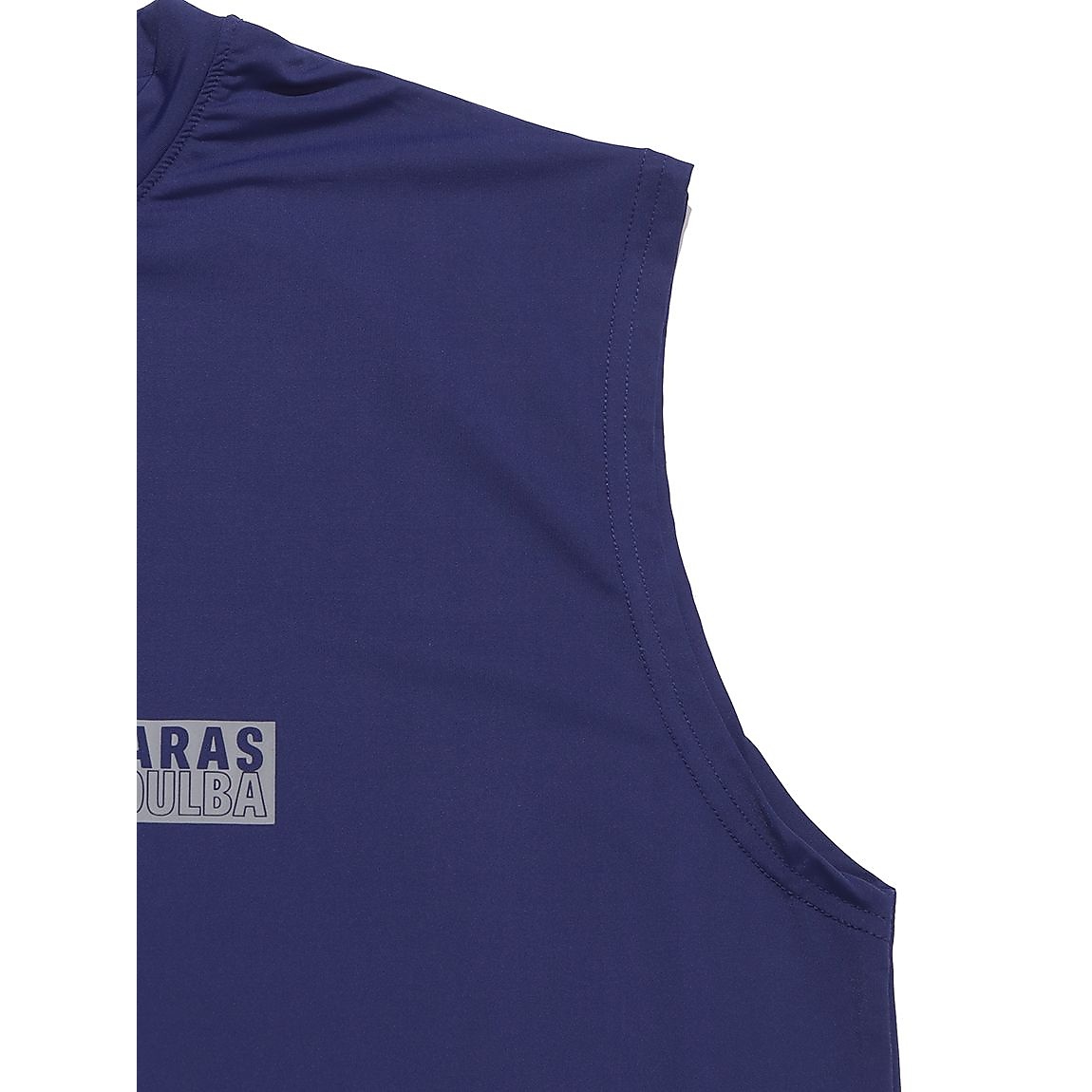 接触冷感 プリントノースリーブTシャツ