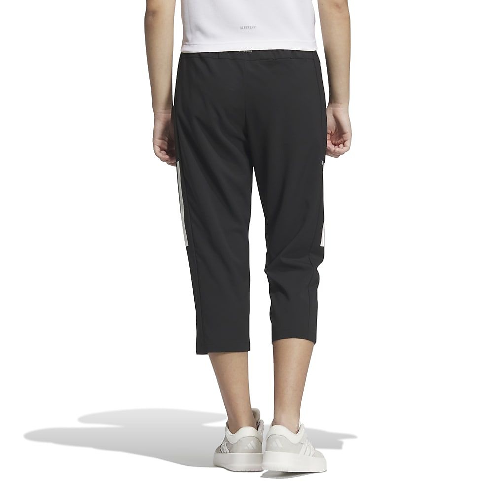 W ACTV ウーブンライトカプリパンツ