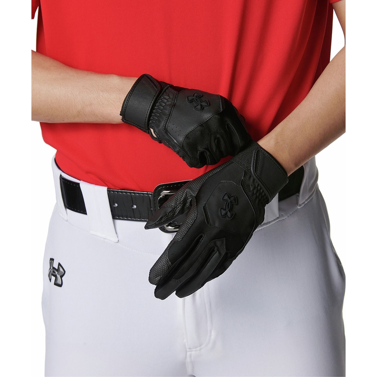 UA CLEAN UP BATTING GLOVES NON COLOR