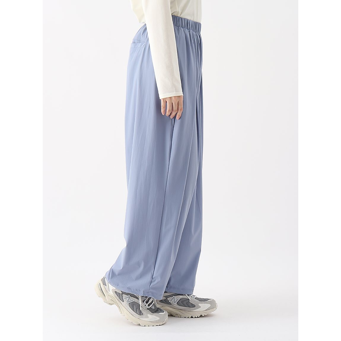 ウーブンワイドパンツ