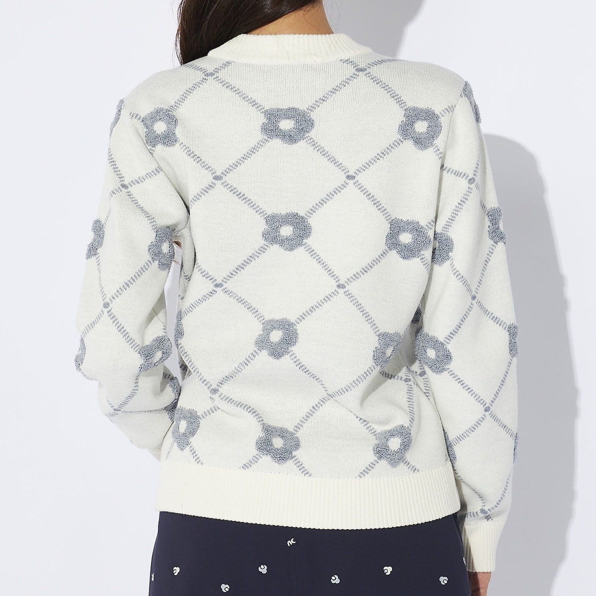 マリ.クレール クルーネックセーター