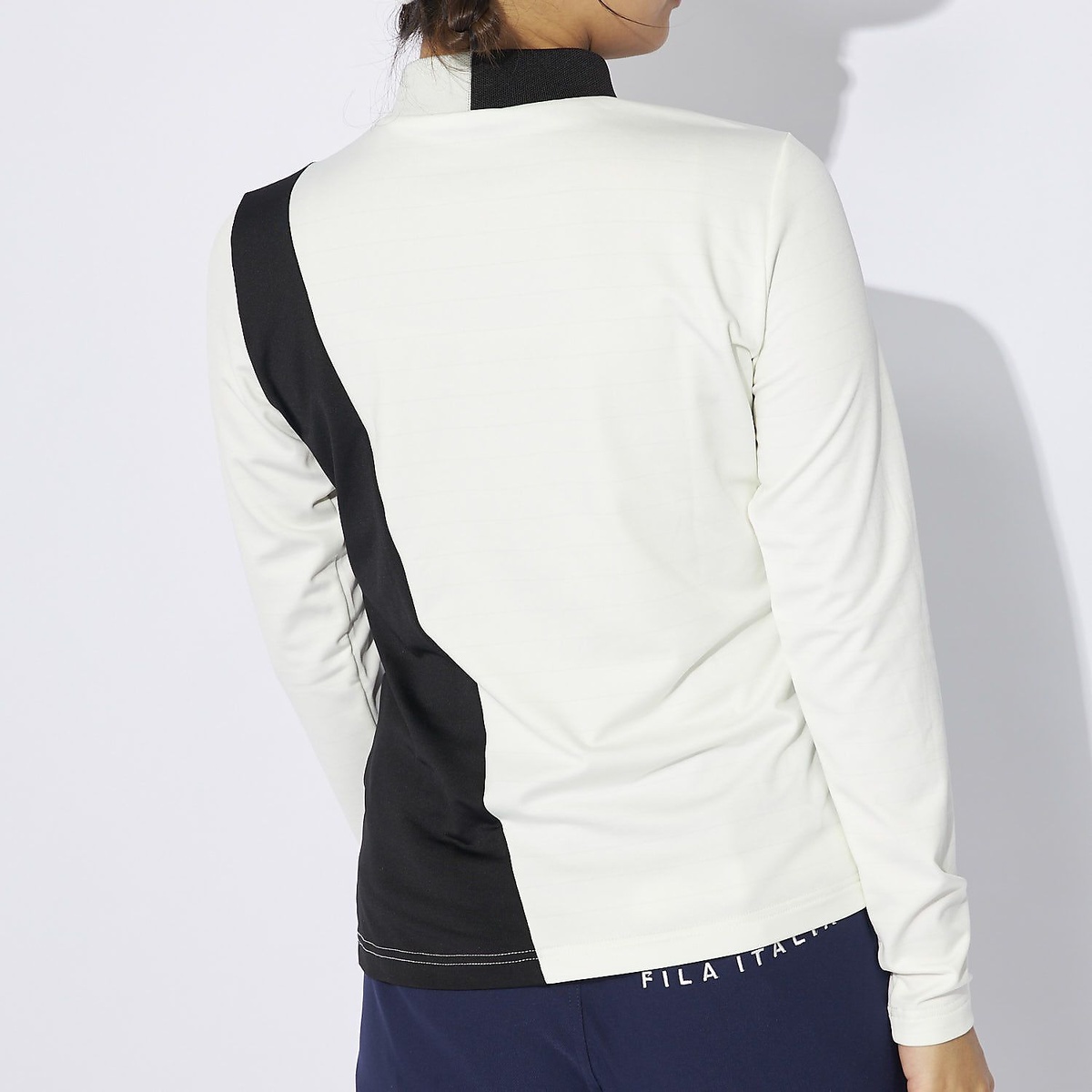 FILA GOLF 長袖モックネックシャツ