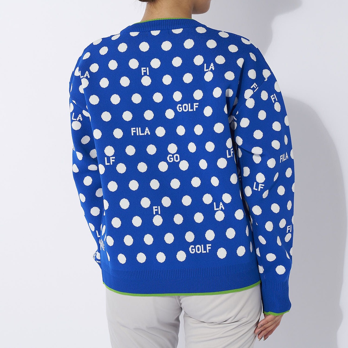 FILA GOLF 柄バリエーションセーター