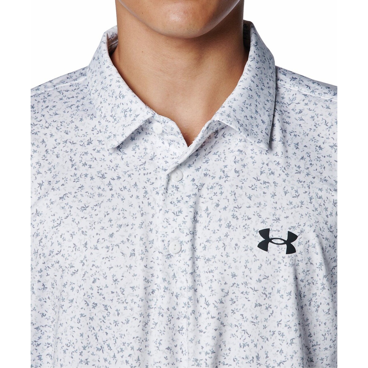 UA Playoff Printed Long Sleeve Polo