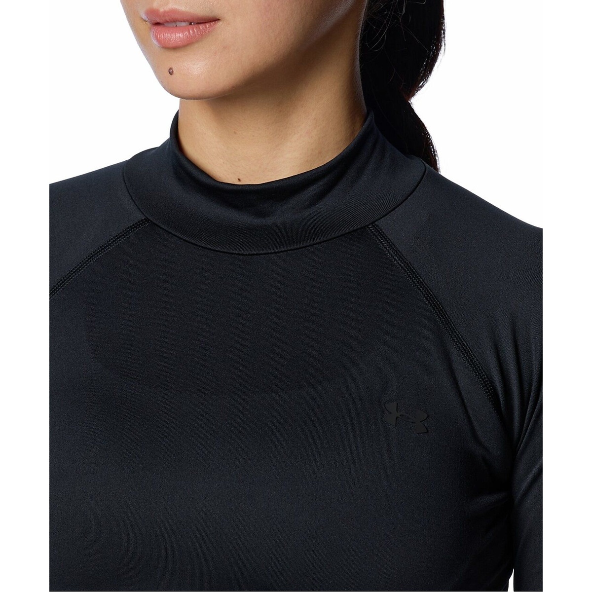 UA COLDGEAR INFRARED COMPRESSION LONG SLEEVE MOCK NECK SHIRT