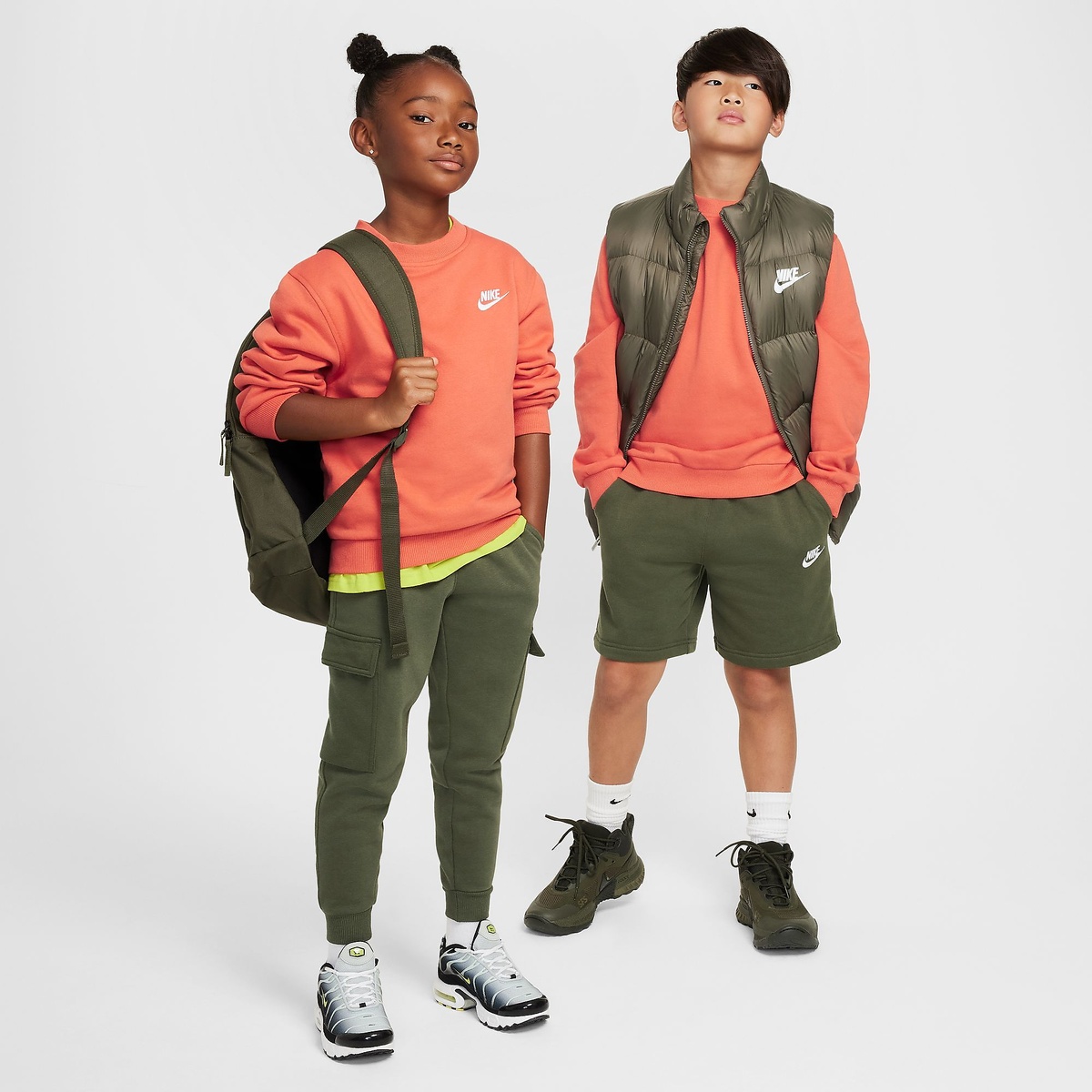 ナイキ YTH NSW クラブ LBR フリース L/S クルー