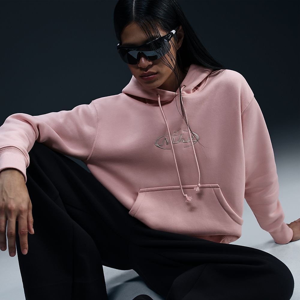 ナイキ ウィメンズ NSW OS OPP1 FLC プルオーバー L/S フーディ