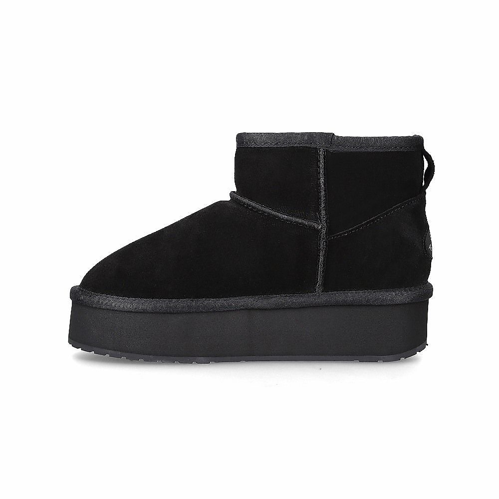 プラットフォームマイクロウールブーツ