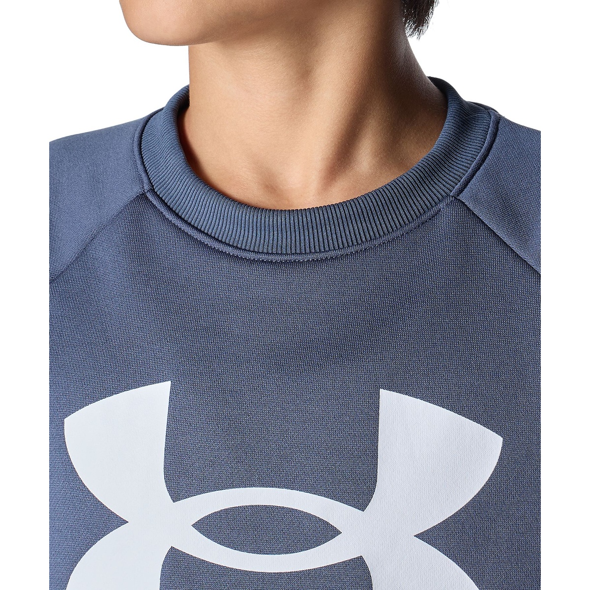 UA TECH TERRY LOGO CREW