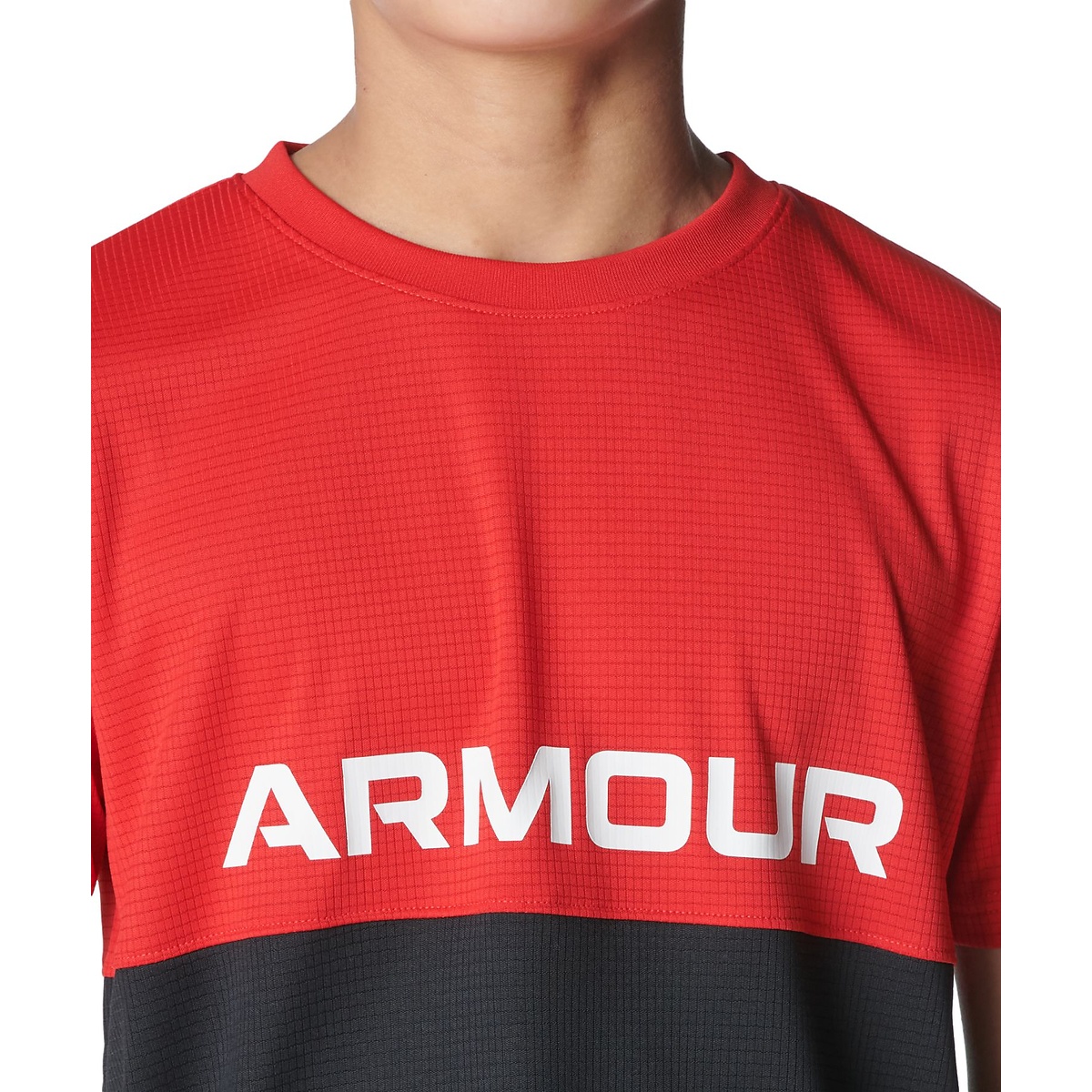 UA TECH COLOR BLOCK T-SHIRT ＆ SHORTS SET