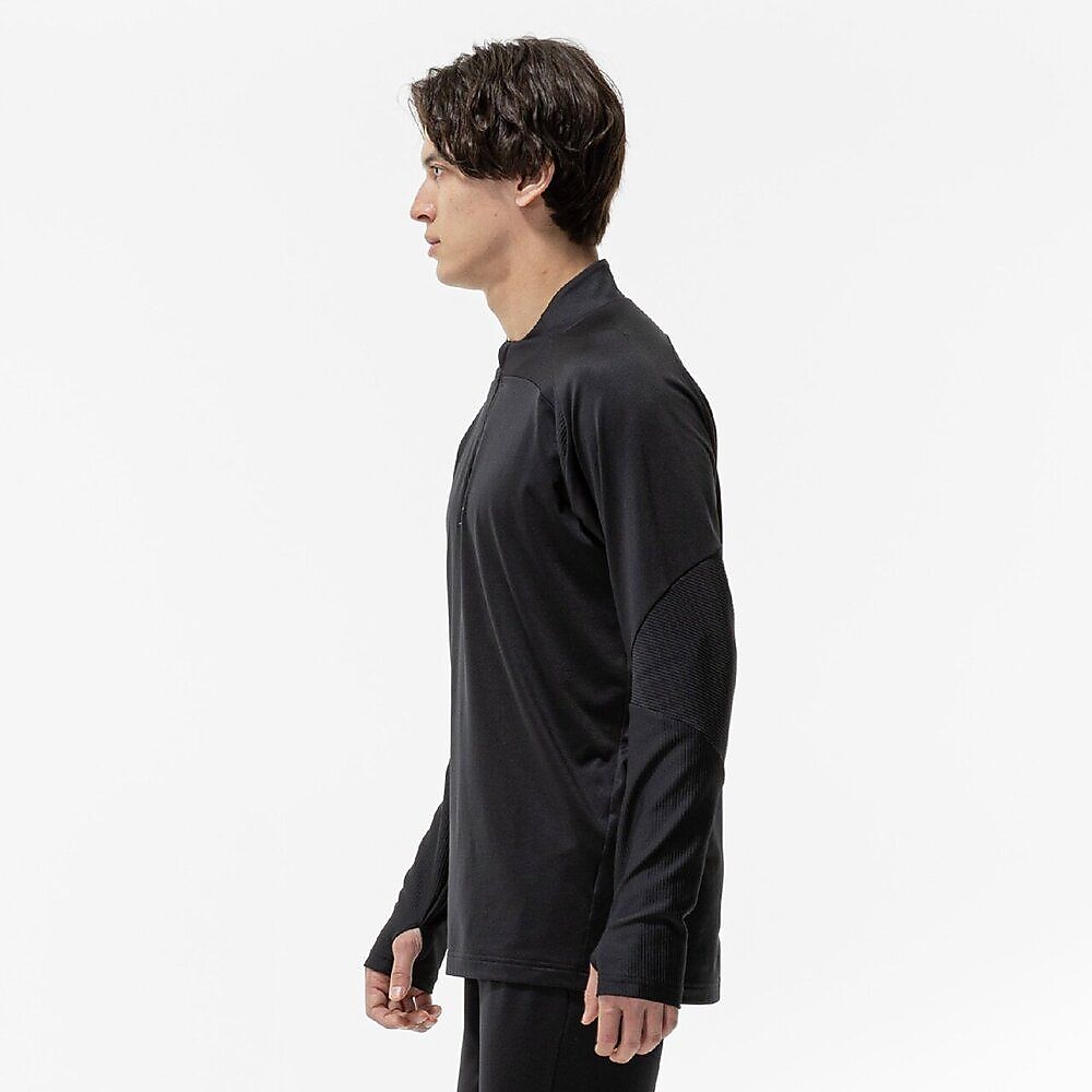 ストレッチフリースシャツ ハーフジップ