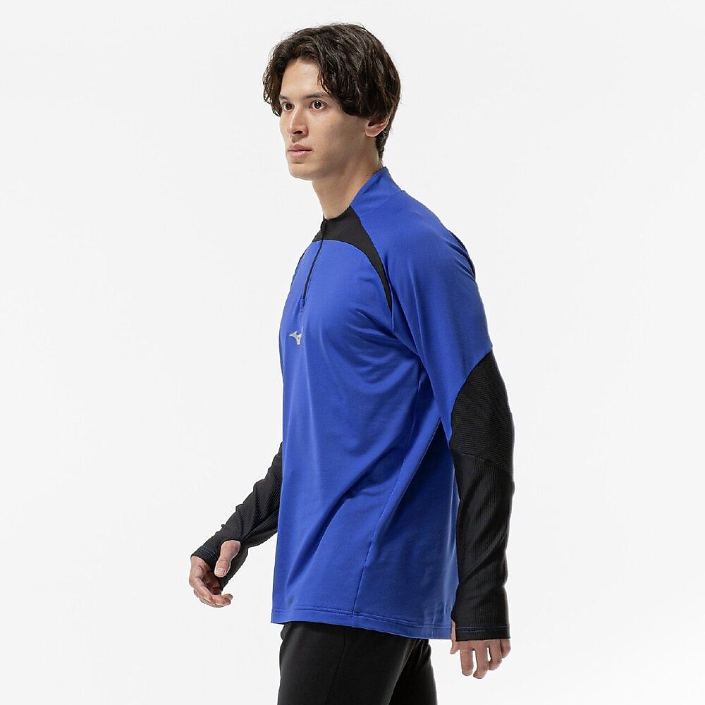 ストレッチフリースシャツ ハーフジップ